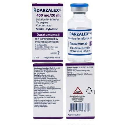 Darzalex 400mg 20mL injection daratumumab vial