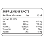 Nutrifactor Icelandic Cod Liver Oil 150ml