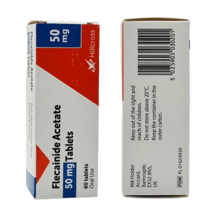 Flecainide 50mg Tablet used for treating irregular heart rhythm in Pakistan