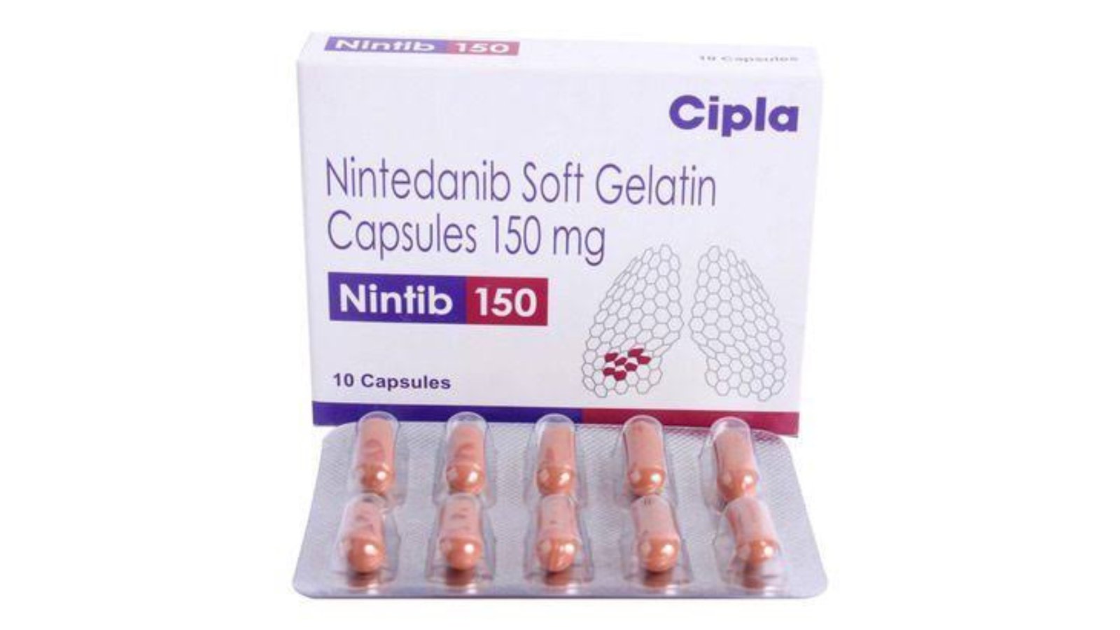 Nintib 150mg Capsule – Nintedanib 150mg Nintib 150mg Capsule Nintedanib by Cipla